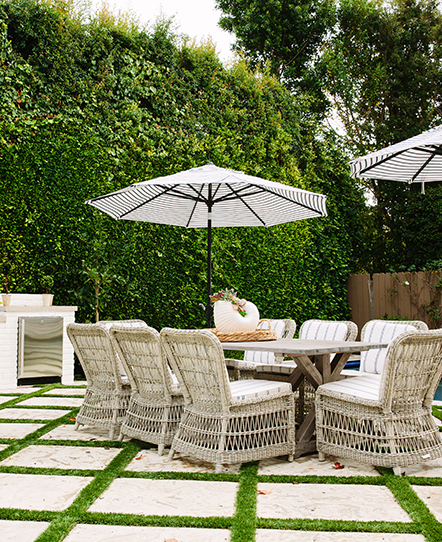 Outdoor Wicker Patio Dining Set with Cushioned Chairs